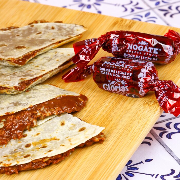 Glorias de Dulce de Leche con Nuez 12 paquetes de 3 pz