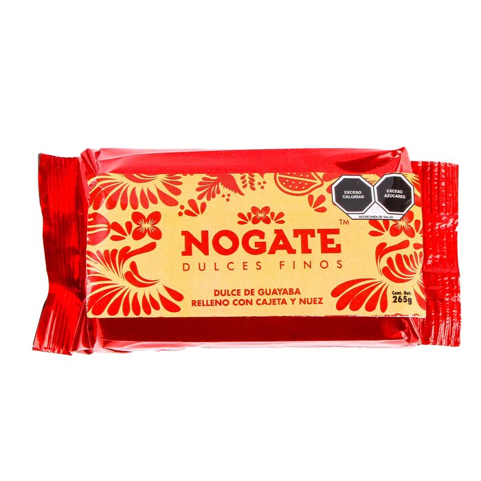 Rollo de Guayaba con Cajeta y Nuez - Caja con 10 pz de 265 g.