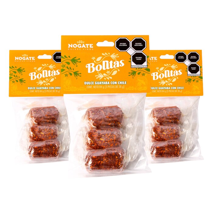 Bolitas de dulce de guayaba con chile - Caja con 12 paq