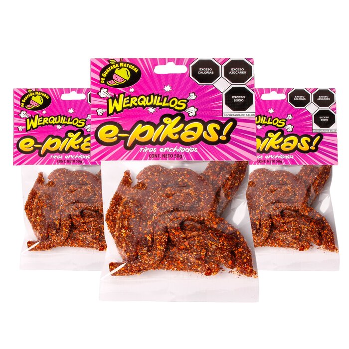 E-Pikas - Caja con 12 paquetes de 50 g.