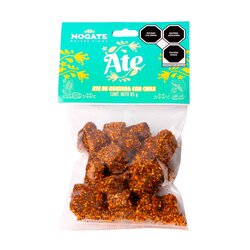 Ate de Guayaba Enchilado en cubitos. Paquete con 85g